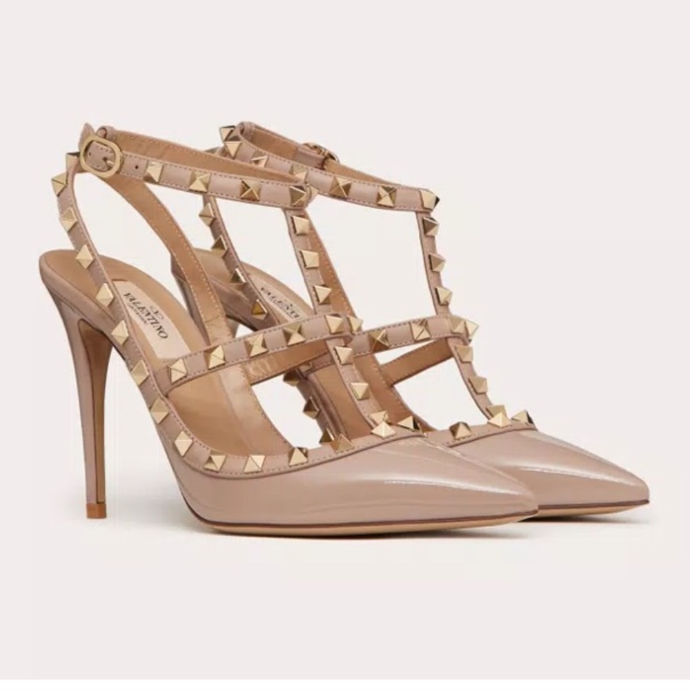 Valentino Nude Rockstud Heels